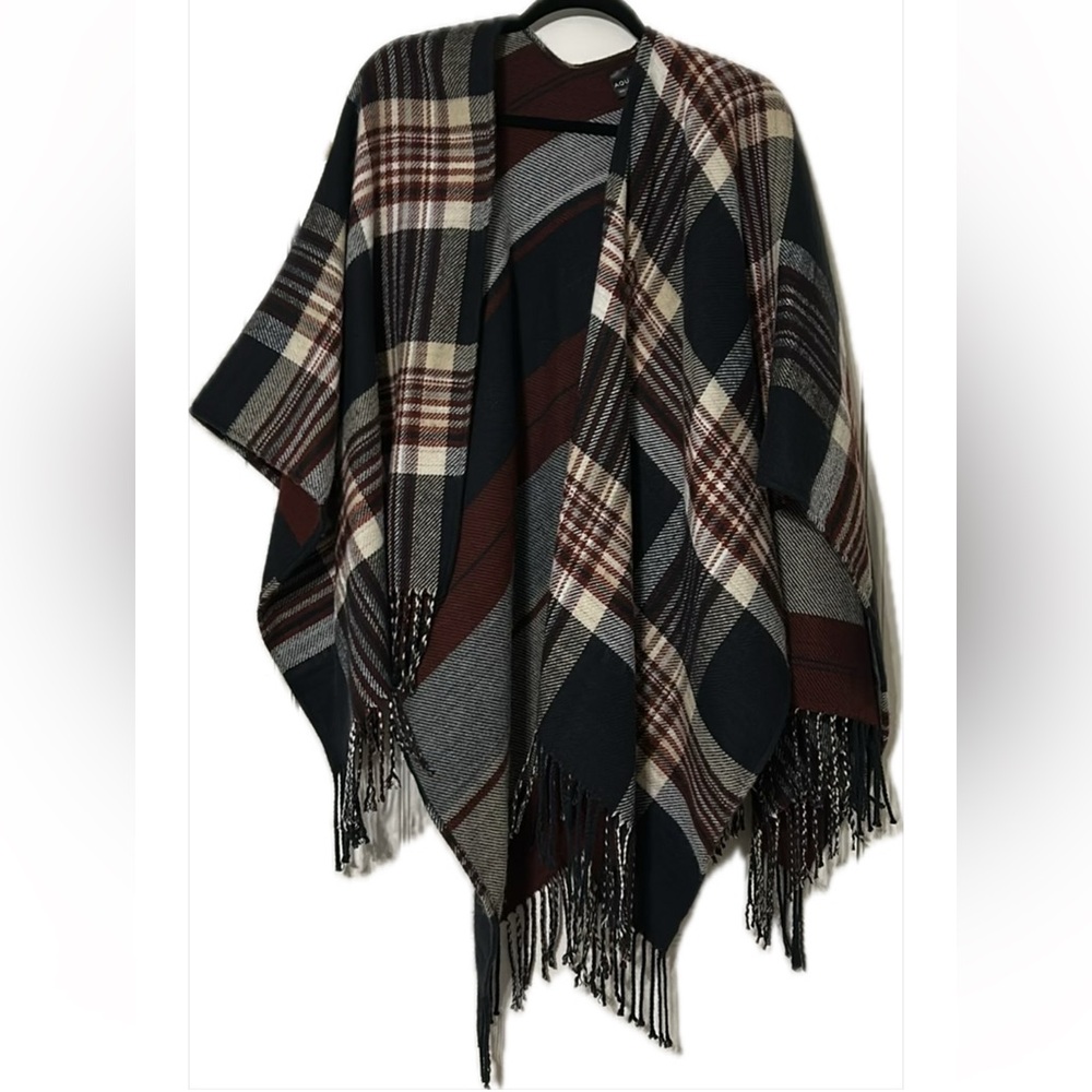 Aqua reversible poncho